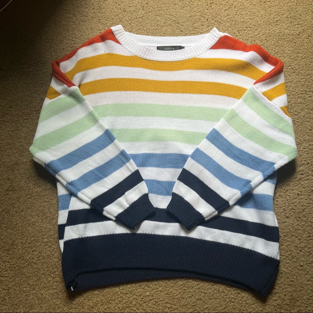 Color Block Sweater